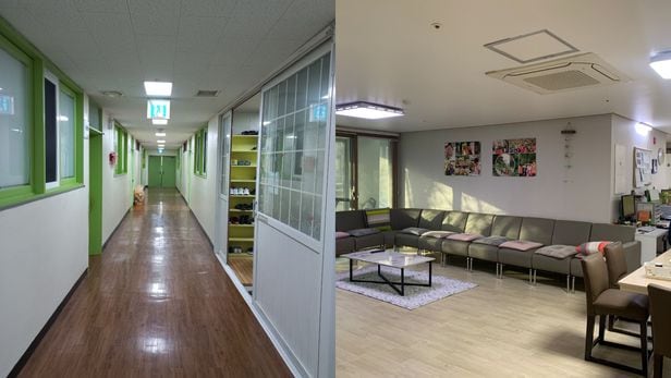 그간 운영하던 복도형 단체생활관 시설(왼쪽 사진)과 앞으로 도입될 가정형 시설(오른쪽 사진)/서울시