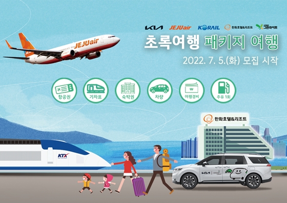 ‘항공/철도·숙박·차량’ 무료 장애인여행 패키지 접수 포스터. ⓒ기아 초록여행
